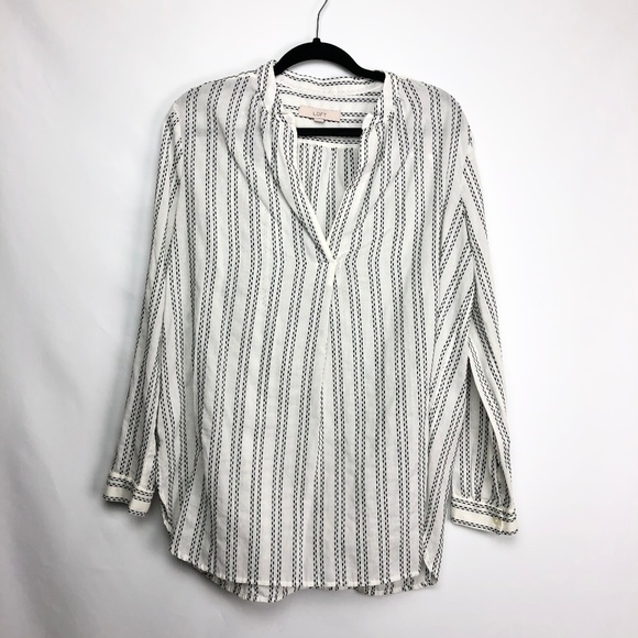 LOFT Tops - Description: Loft Oversized Split Neck Tunic